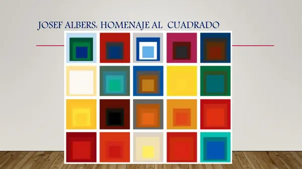 la Paleta de Colores de Maestros del Arte Moderno,  VISUALES, UNIDAD 2