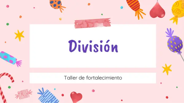 ppt "División"
