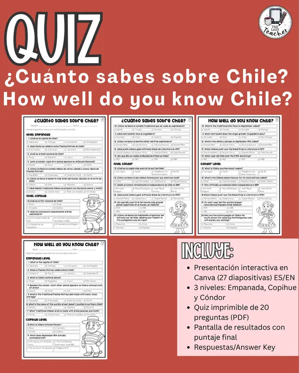 Chilean Fiestas Patrias Quiz | How Well Do You Know Chile? | English & Español