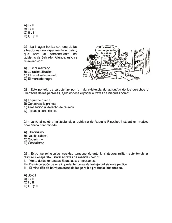 Evaluacion de Historia y Geografia 6 Basico: la participacion ciudadana y la democracia