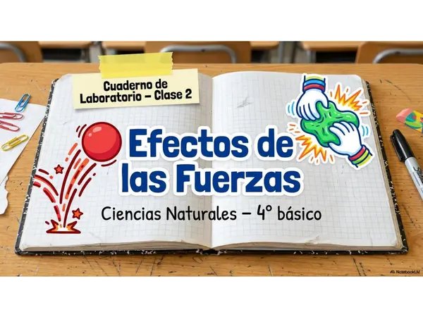 Clase 2 Unidad de Fuerza: Diapositivas Ciencias Naturales | 4° Básico