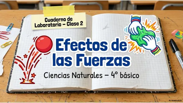 Clase 2 Unidad de Fuerza: Diapositivas Ciencias Naturales | 4° Básico