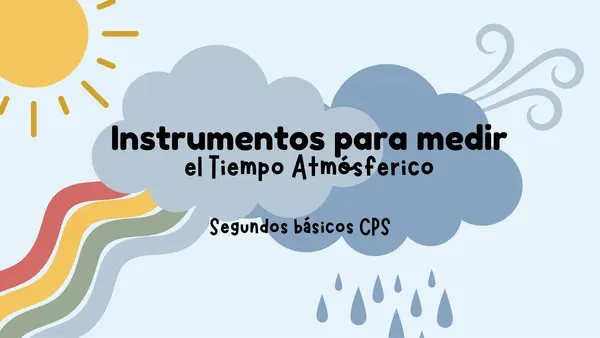 Instrumentos para medir el Tiempo Atmosférico