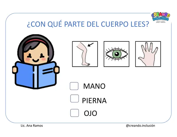 PARTES DEL CUERPO - FUNC EJECUTIVAS