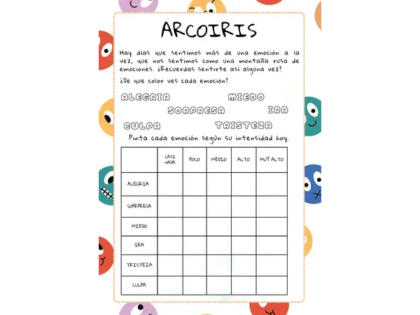 ARCOIRIS DE EMOCIONES 