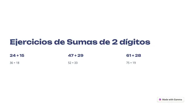 Sumas de 2 dígitos con el hombre araña