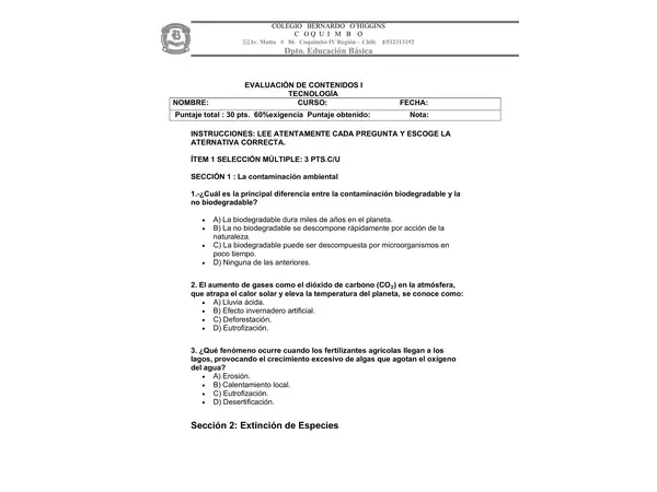 EVALUACIÓN TECNOLOGÍA