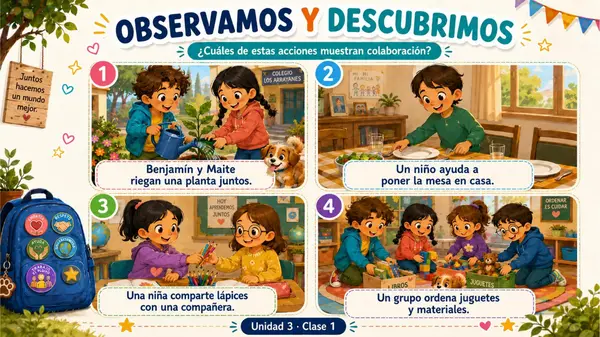 Unidad 3: "Colaboramos con los demás"