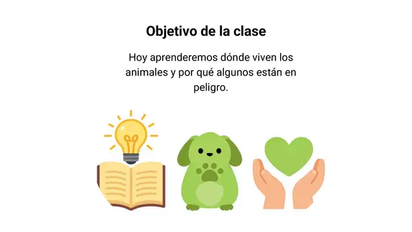 “El hábitat de los animales y los animales en peligro de extinción en Chile”