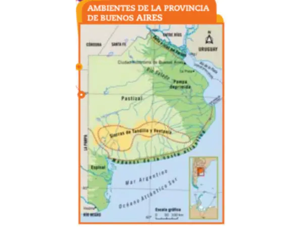 Mapa de la provincia de buenos aires