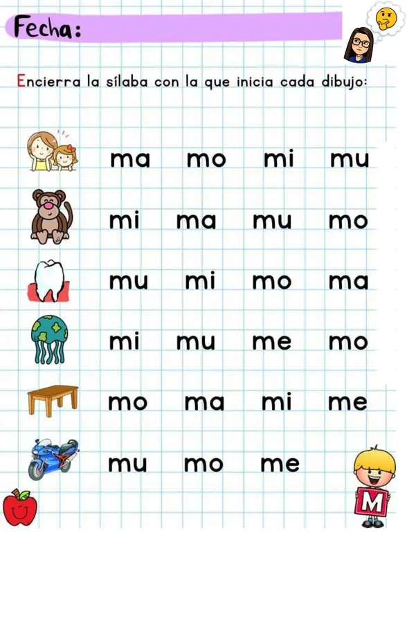 Cuadernillo de lectoescritura 