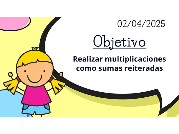 MULTIPLICACIÓN COMO SUMA REITERADA
