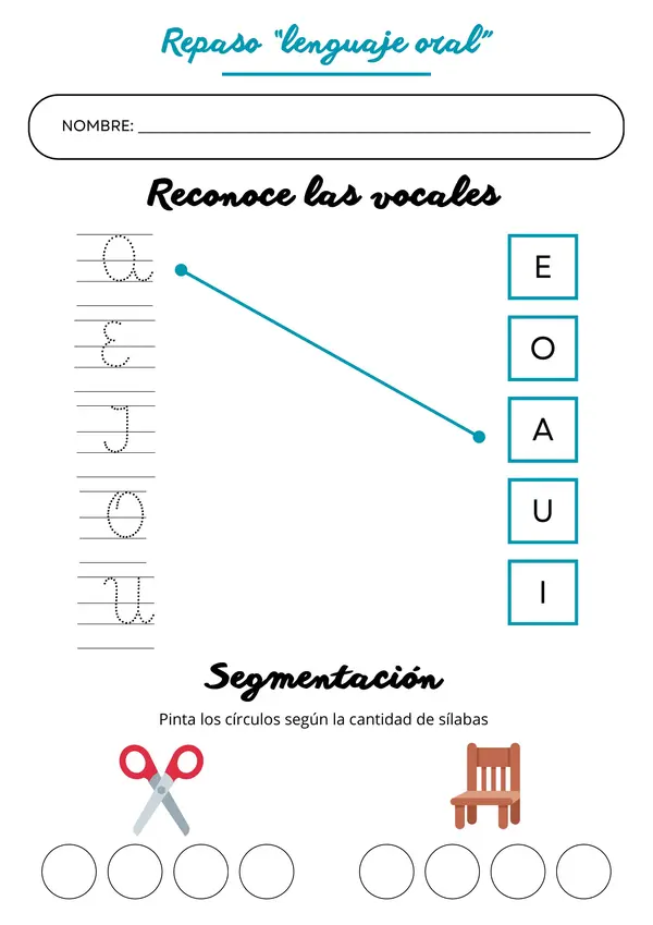 Guía de repaso lenguaje oral
