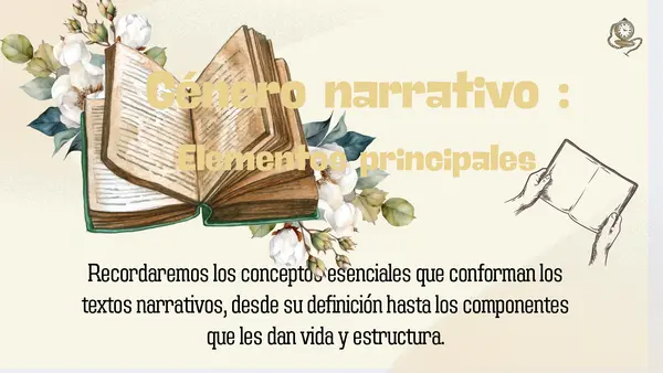 Elementos del Género narrativo