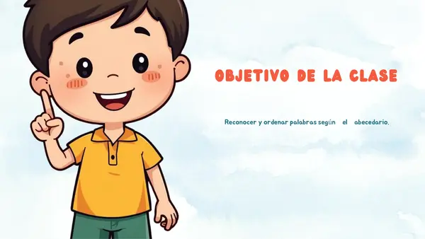 Aprendemos el orden alfabético