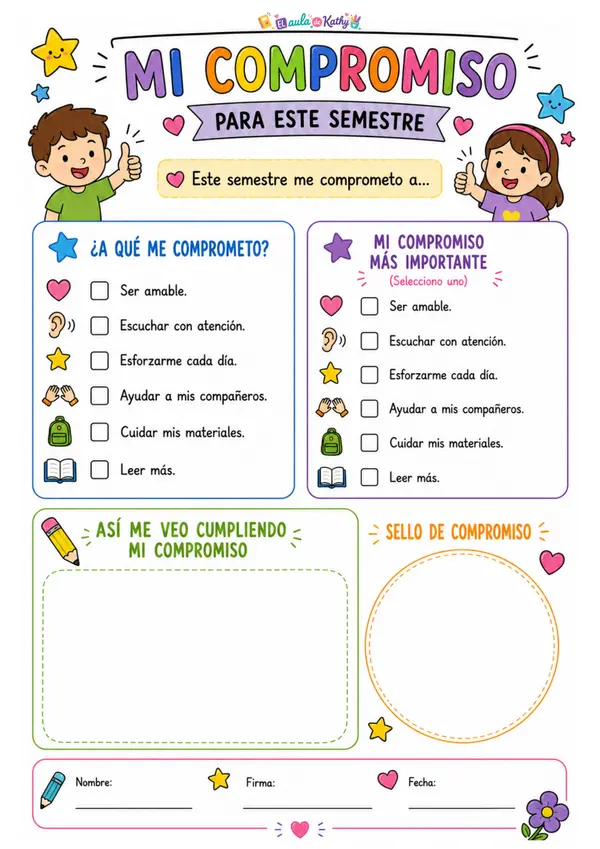 🌟 Kit de Actividades | Regreso a Clases – Segundo Semestre | 1° a 5° Básico