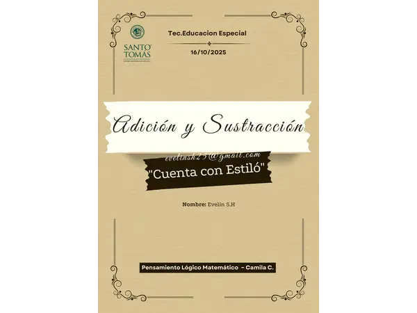 "CUENTA CON ESTILÓ" Kit de Uñas para Adición y Sustracción 