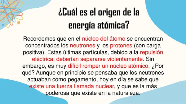 PPT - La energía atómica