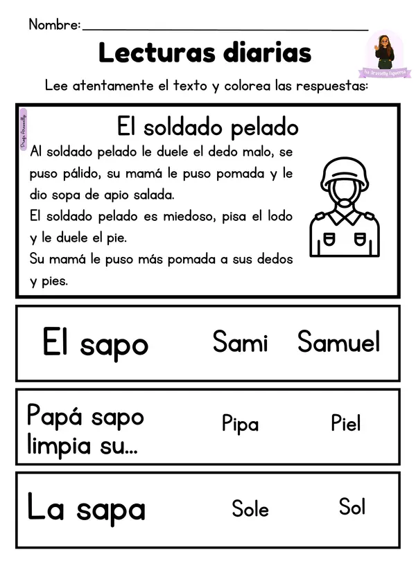 Cuadernillo de lecturas primero básico
