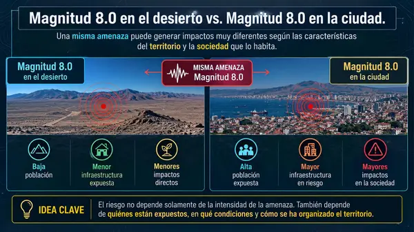 Riesgos y amenazas socionaturales: una mirada desde la Geografía