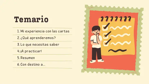 La carta. 