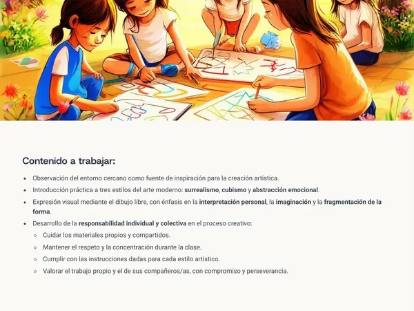 Artes Visuales - "Lo que veo, lo transformo"
