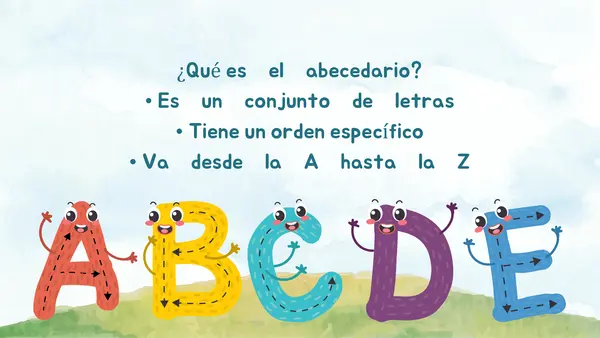 Aprendemos el orden alfabético