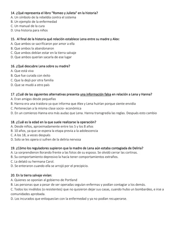 Evaluación libro "Delirium-Laura Oliver"