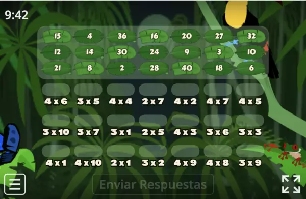 Tablas de Multiplicar