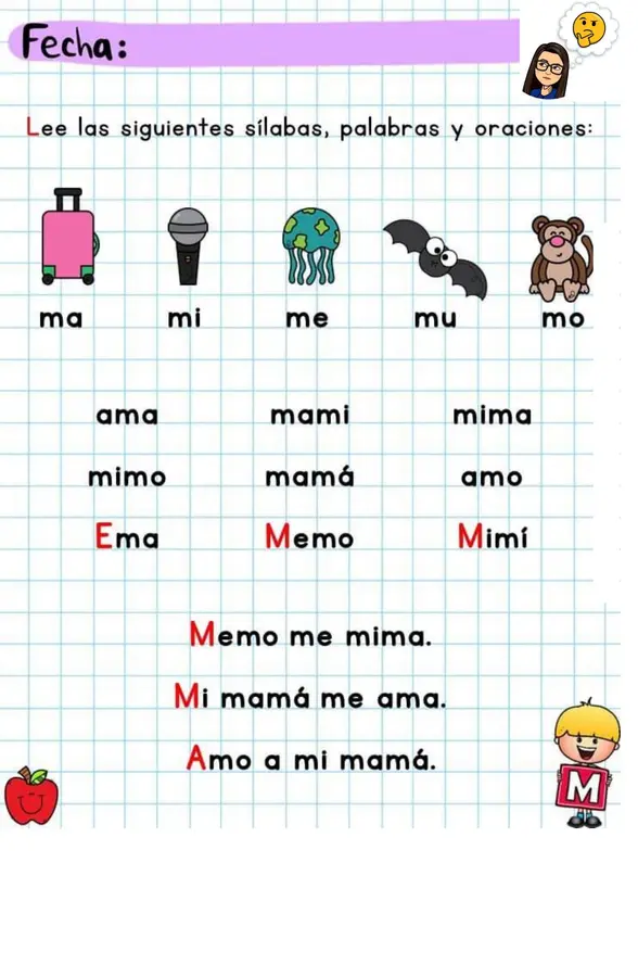 Cuadernillo de lectoescritura 