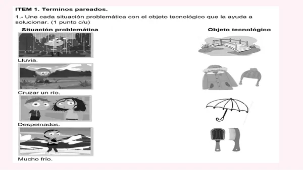 PPT: Tecnología 1°: “Objetos que satisfacen la vida cotidiana & Materiales y herramientas”