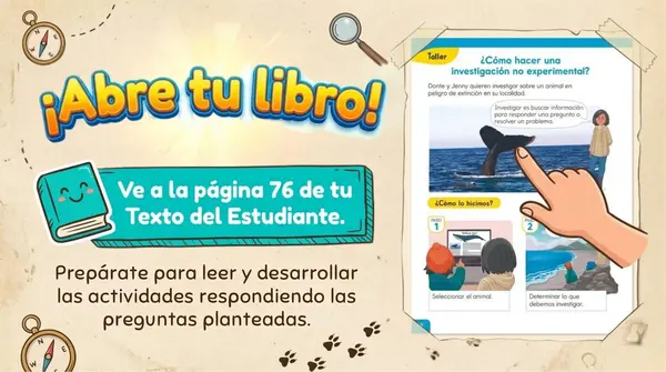 Clase 12 Lección 3 Unidad 1 "¿Cómo hacer una investigación no experimental? 2° Básico