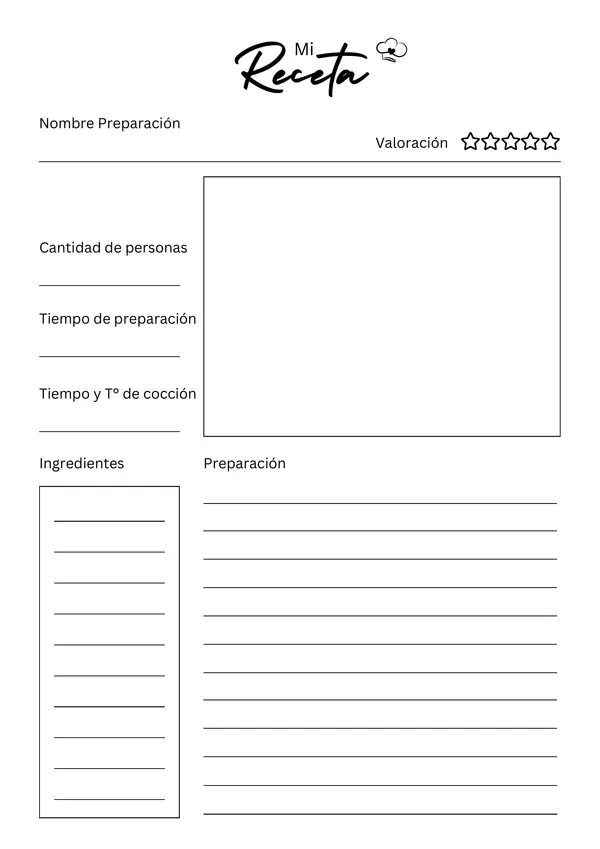 Mi libro de recetas