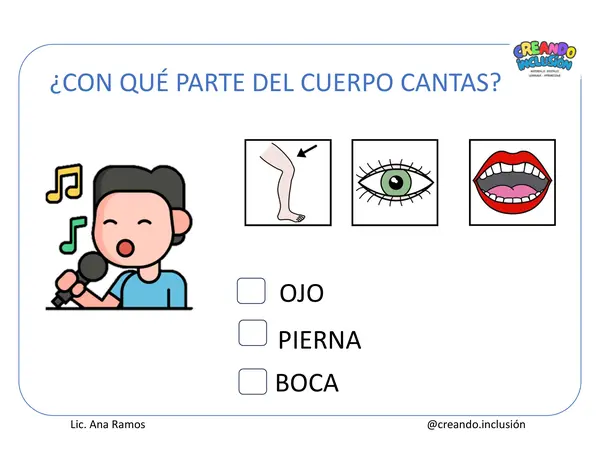 PARTES DEL CUERPO - FUNC EJECUTIVAS