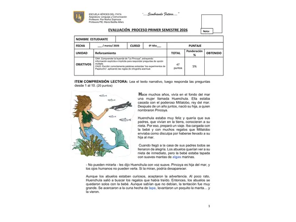 EVALUACIÓN 
