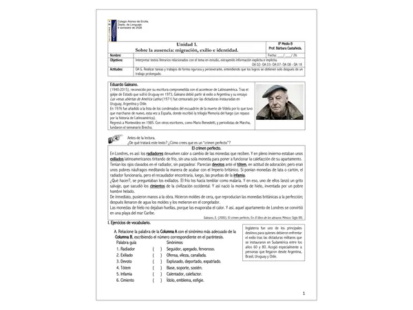 Unidad 1_Migración y exilio