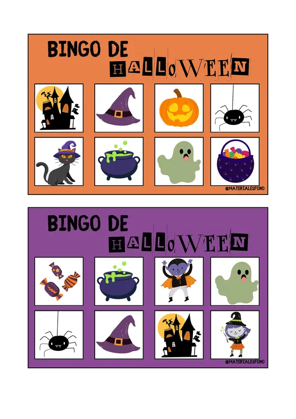 Bingo de halloween