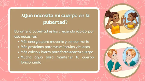Alimentación y pubertad