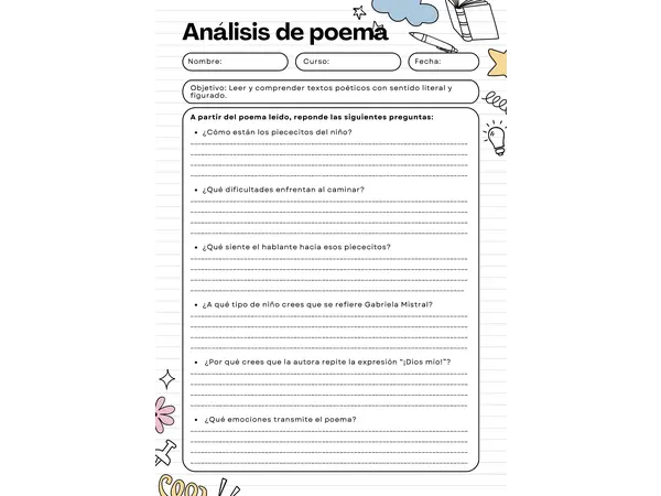 Análisis de poema
