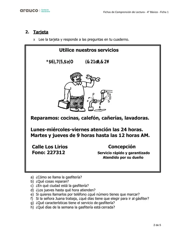 COMPRENSION LECTORA 2 BASICO 