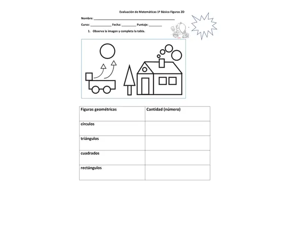 Evaluación 1º basico