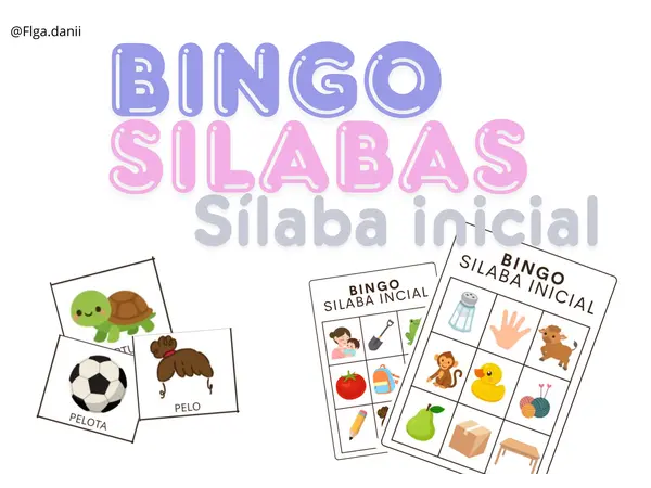 Bingo sílabas iniciales