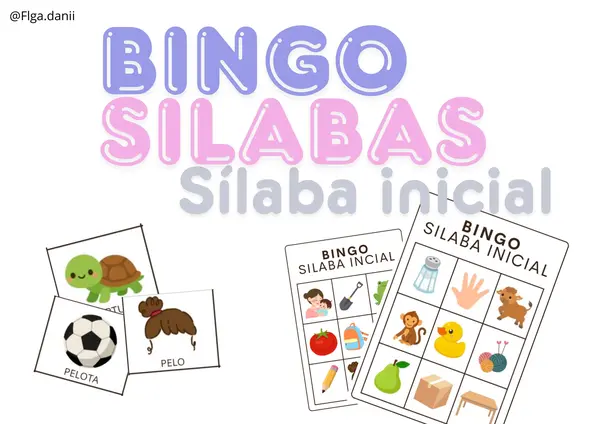 Bingo sílabas iniciales