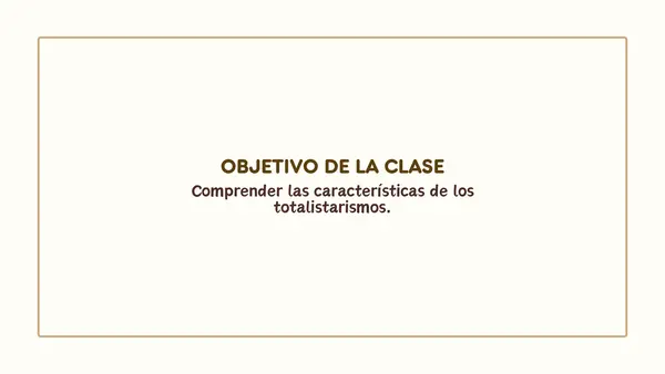 Características de los totalitarismos | Segundo medio