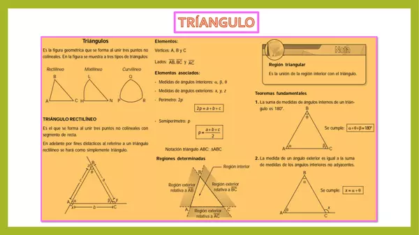 Triángulos - Tema N° 01 - Geometría - 5to de Secundaria - I Bimestre