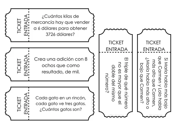 Ticket de Entrada: Acertijos