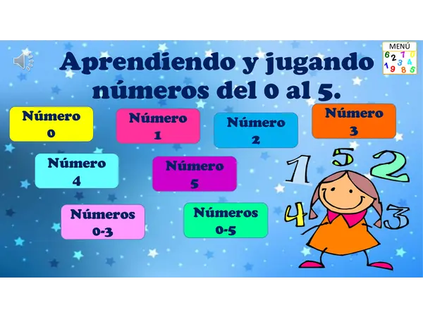 Números del 0 al 5