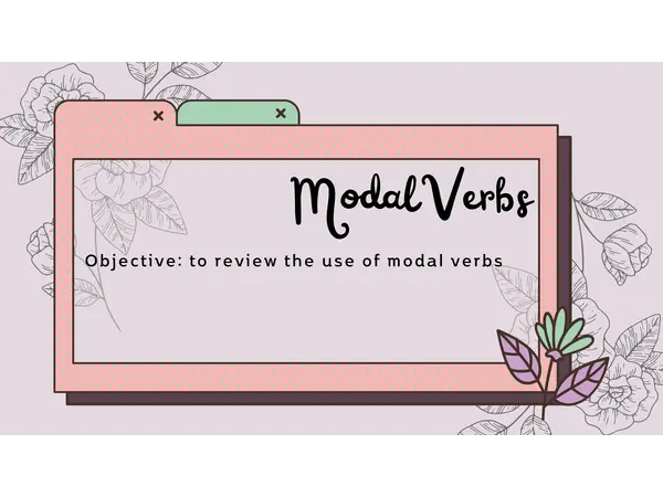 Modal verbs -English