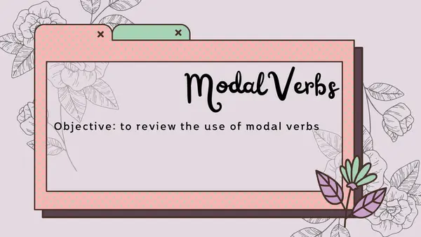 Modal verbs -English