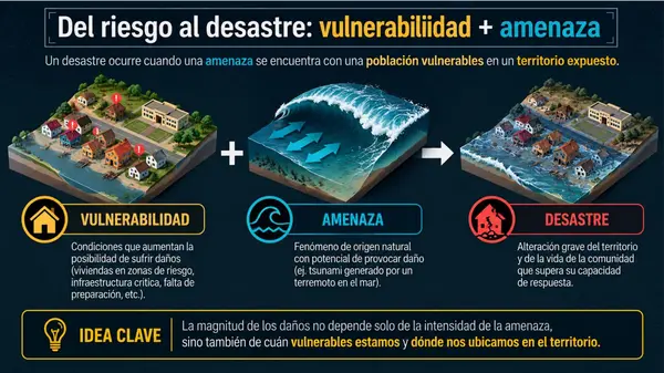 Riesgos y amenazas socionaturales: una mirada desde la Geografía